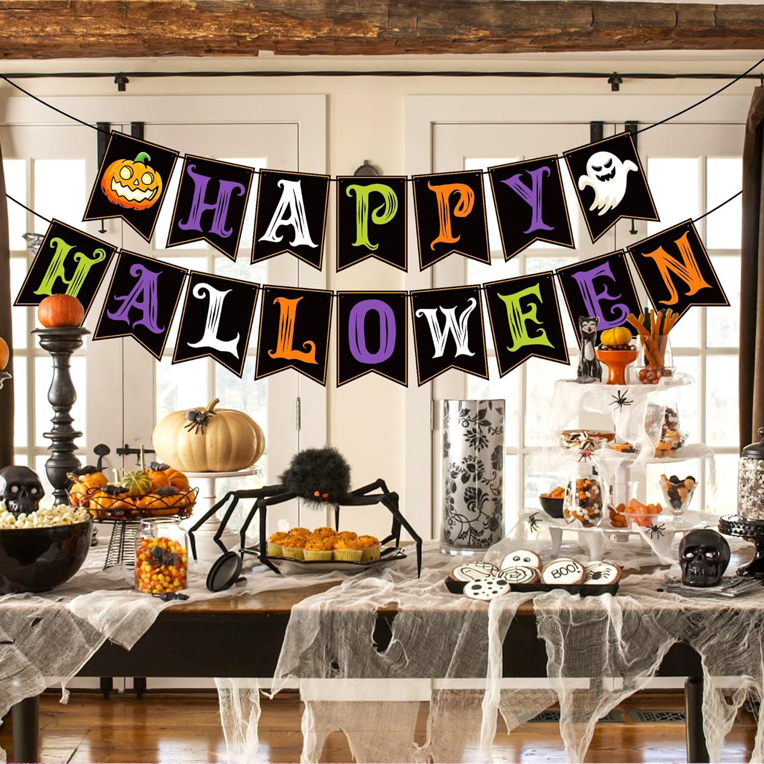 OHOME Halloween Decorations Banner
