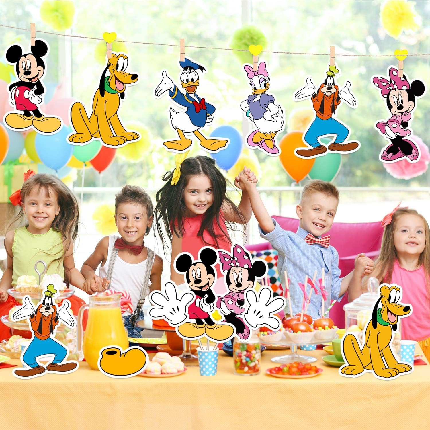 Mickey Birthday Centerpieces Decor Set 32PCS
