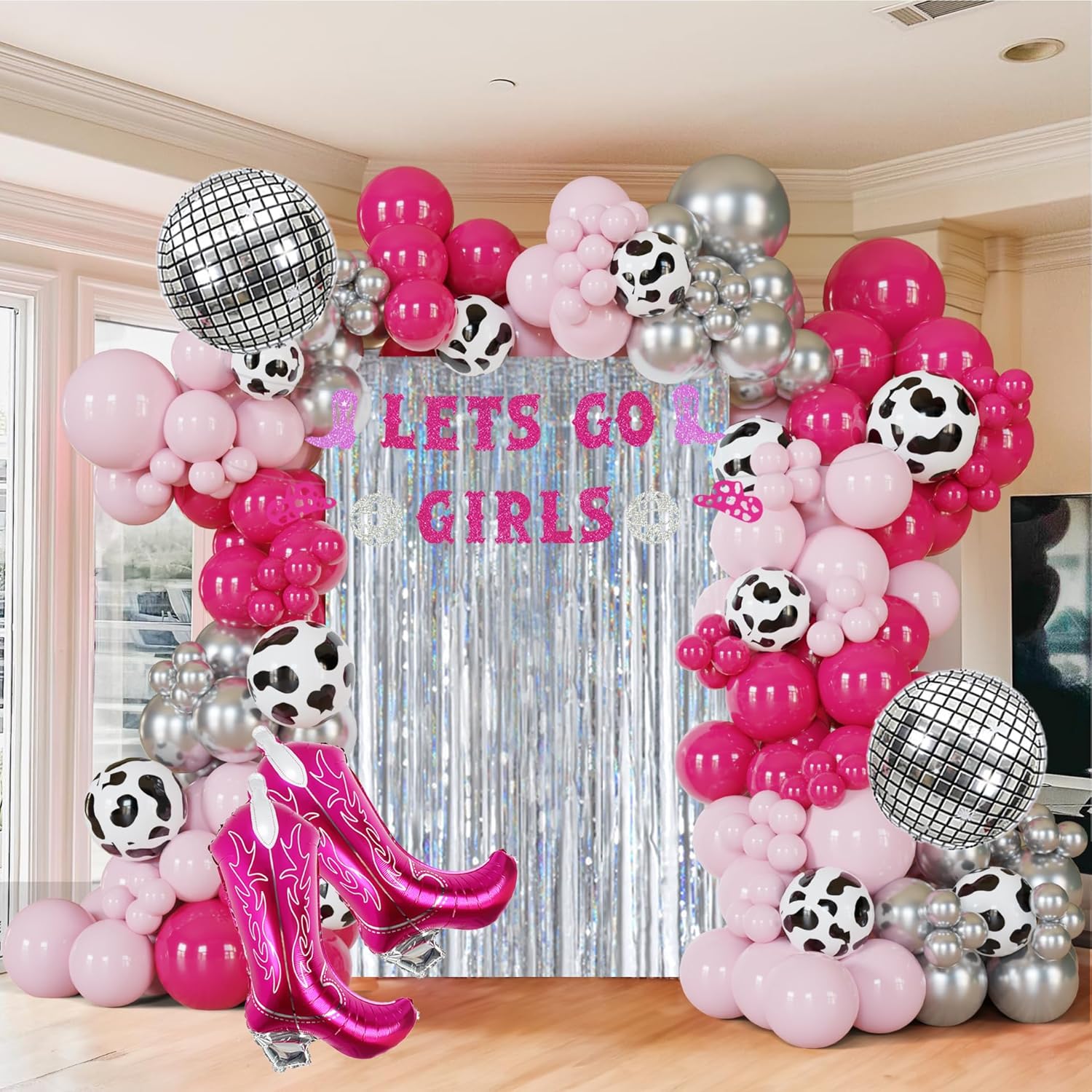 Lets Go Girls Cowgirl Bachelorette Banner