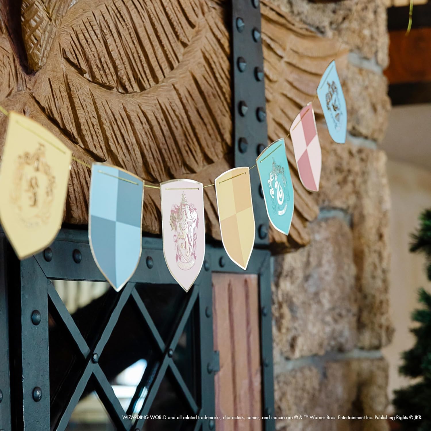 Harry Potter House Banner - 12x6 Multicolor
