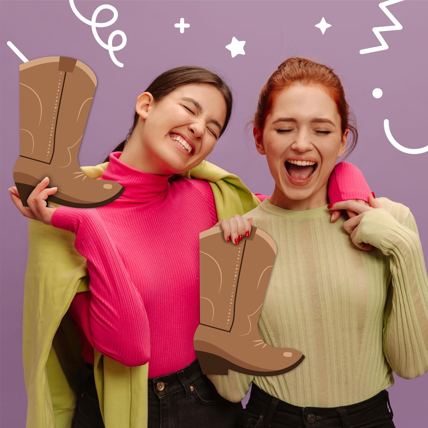 Big Dot of Happiness Western Hoedown Cut Outs - Set of 20
