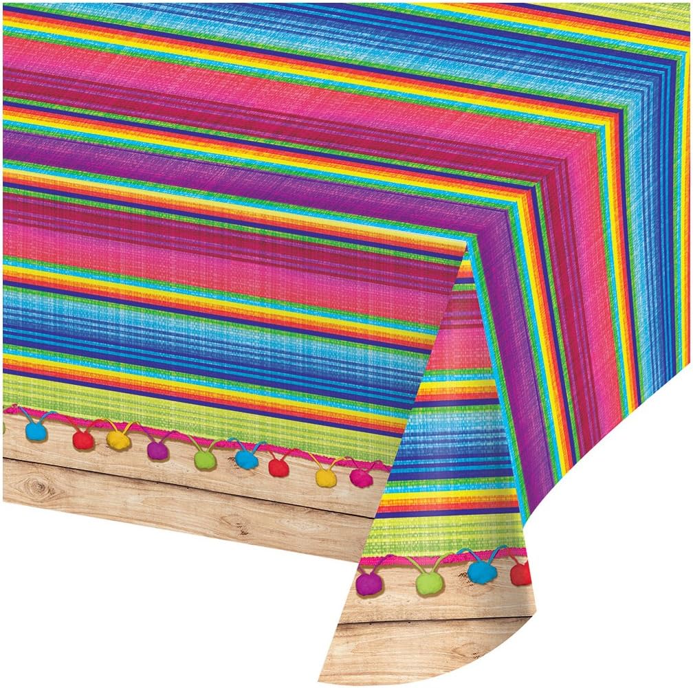 Creative Converting 324357 All Over Print Table Cover 54x102