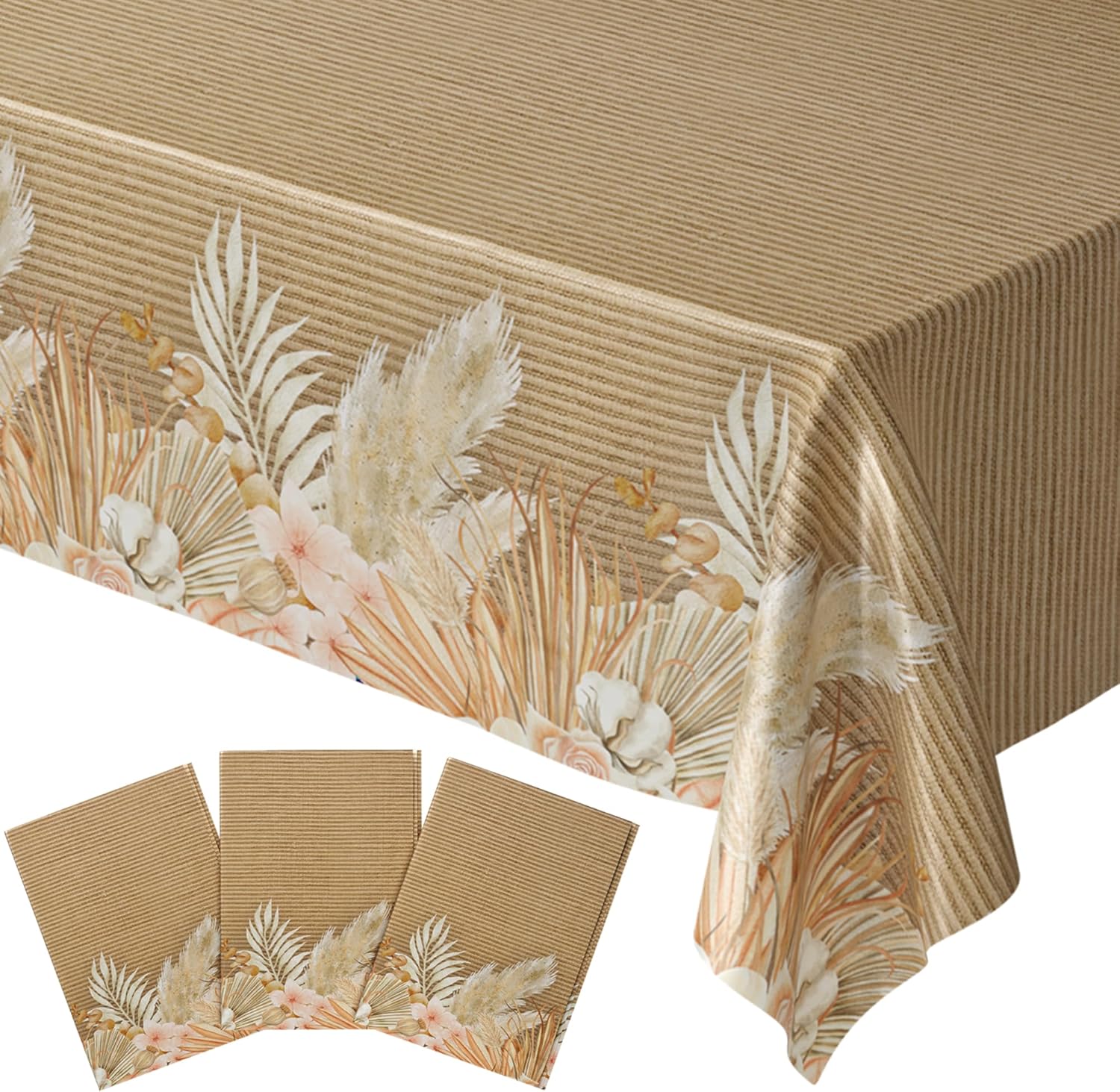 Blue Orchards Bohemian Table Cover Pack of 3 54x108