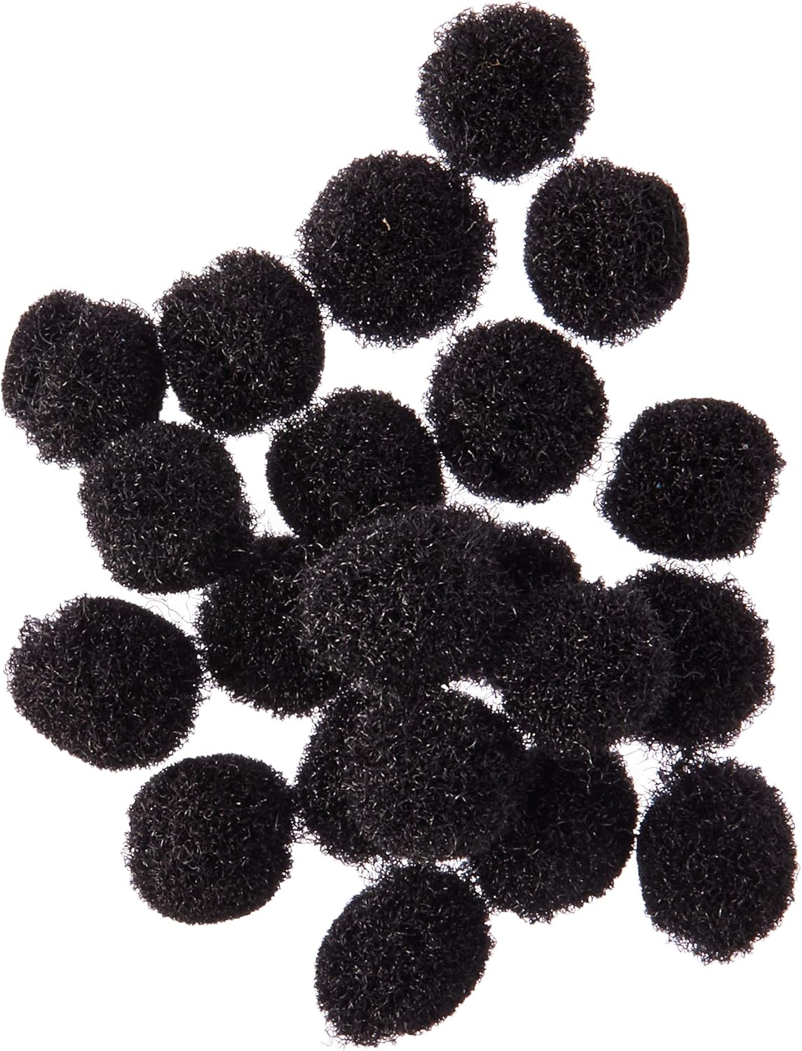 Darice Black Acrylic Pom Poms 5MM 100 Count