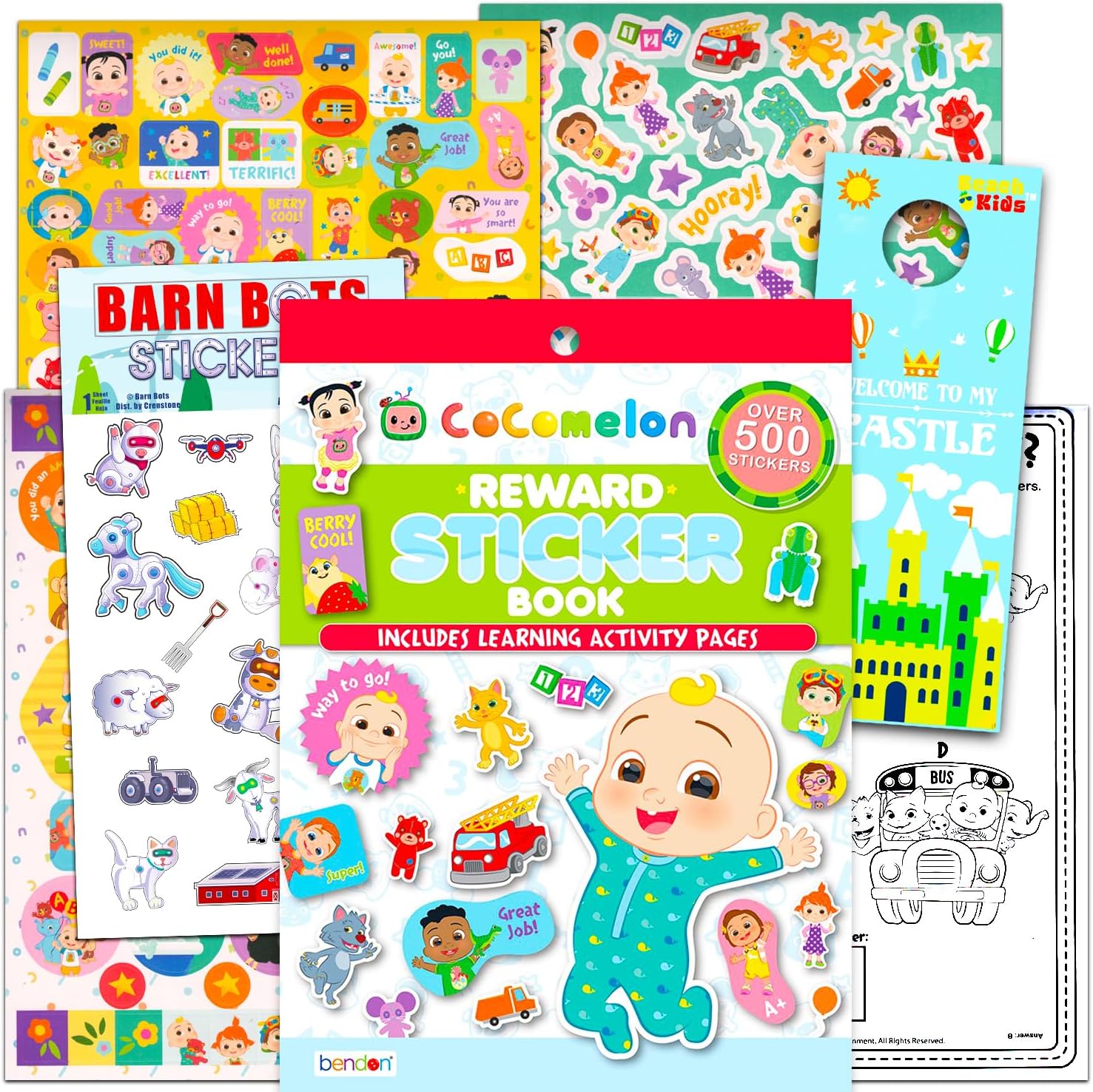 Cocomelon Potty Training Sticker Book for Toddlers