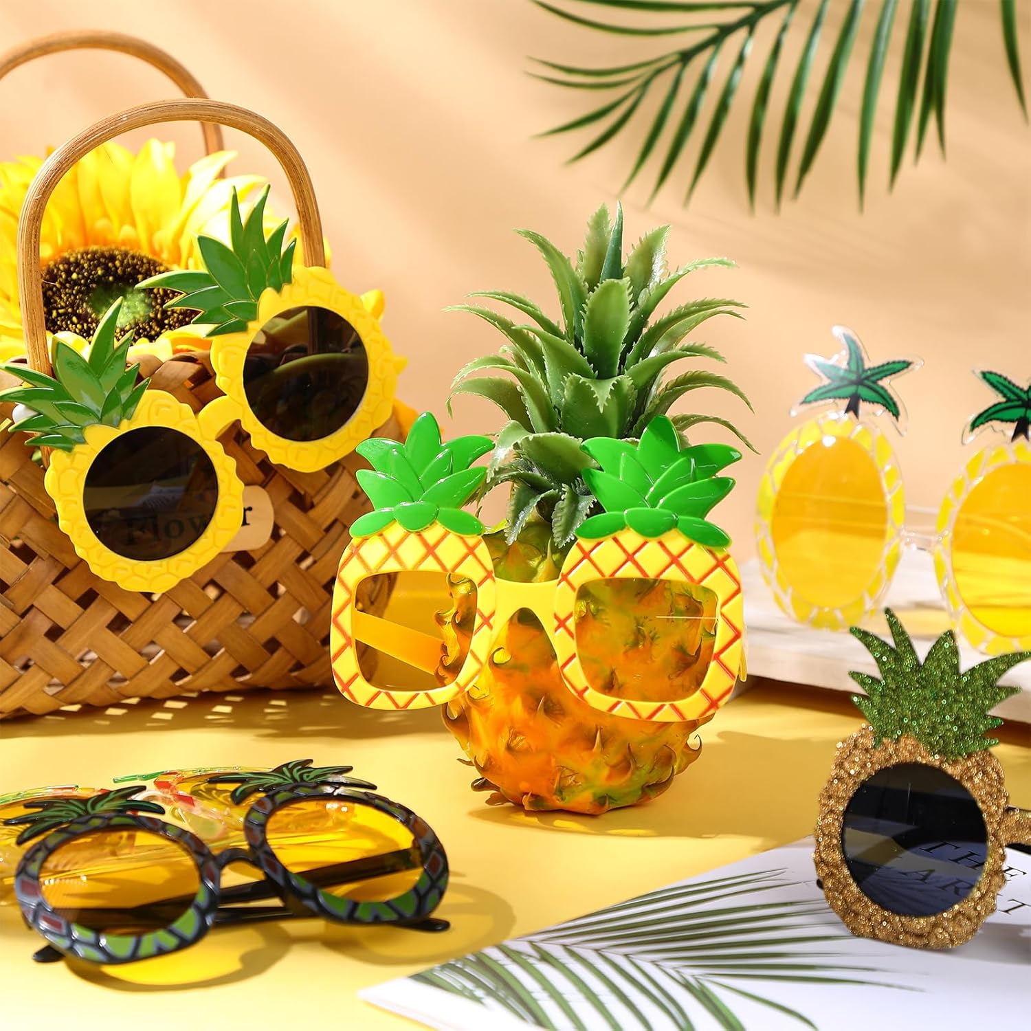Kanayu 24 Pair Pineapple Party Sunglasses