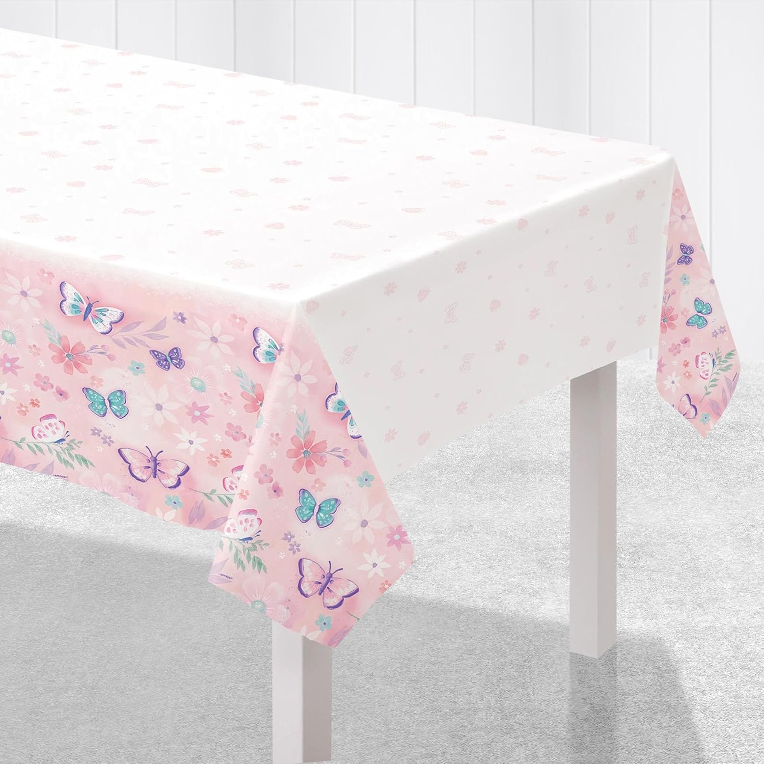 HOME HOOPLA Butterfly Party Table Cover 52x96 Inches