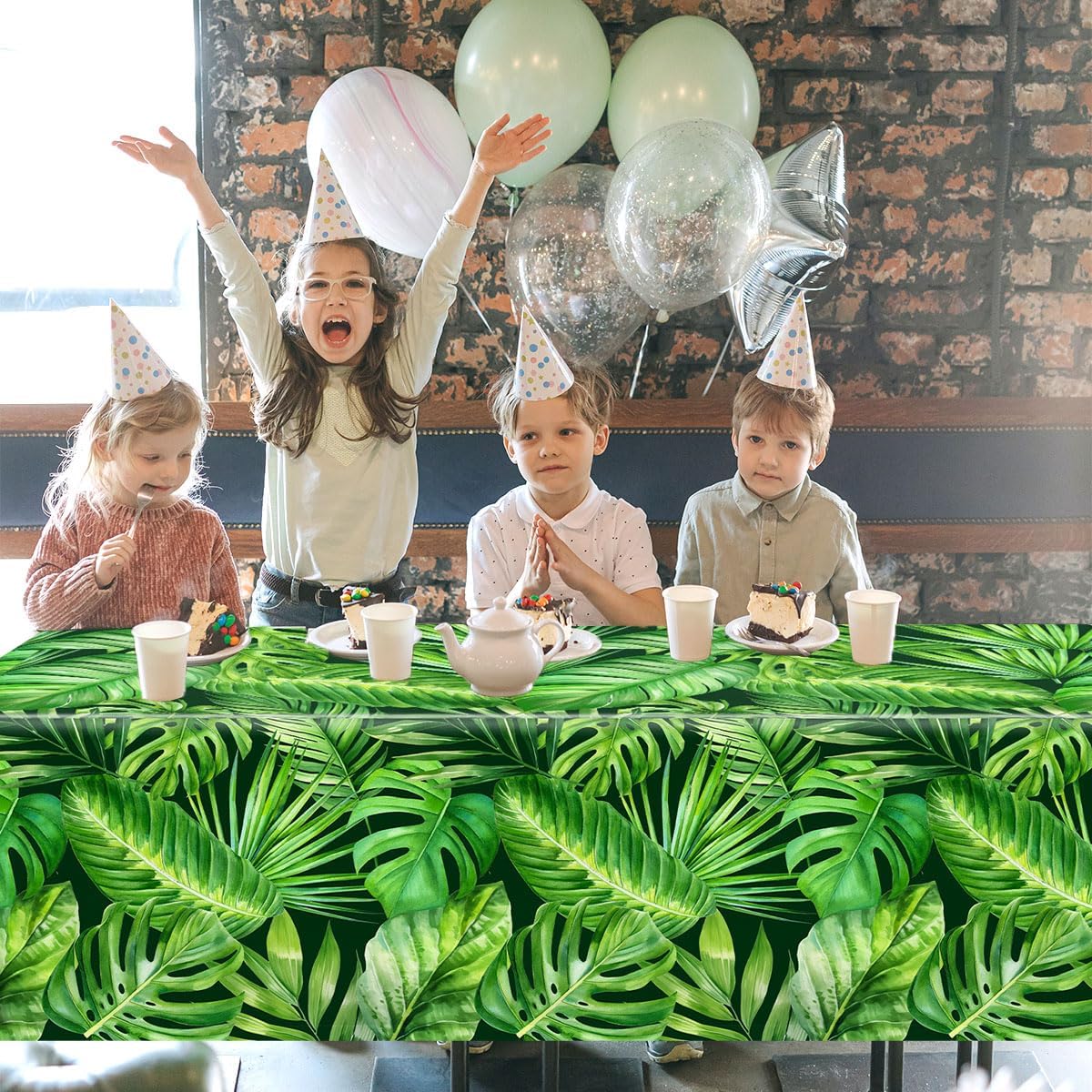 Hakoti Jungle Safari Animal Tablecloth 3Pcs Set