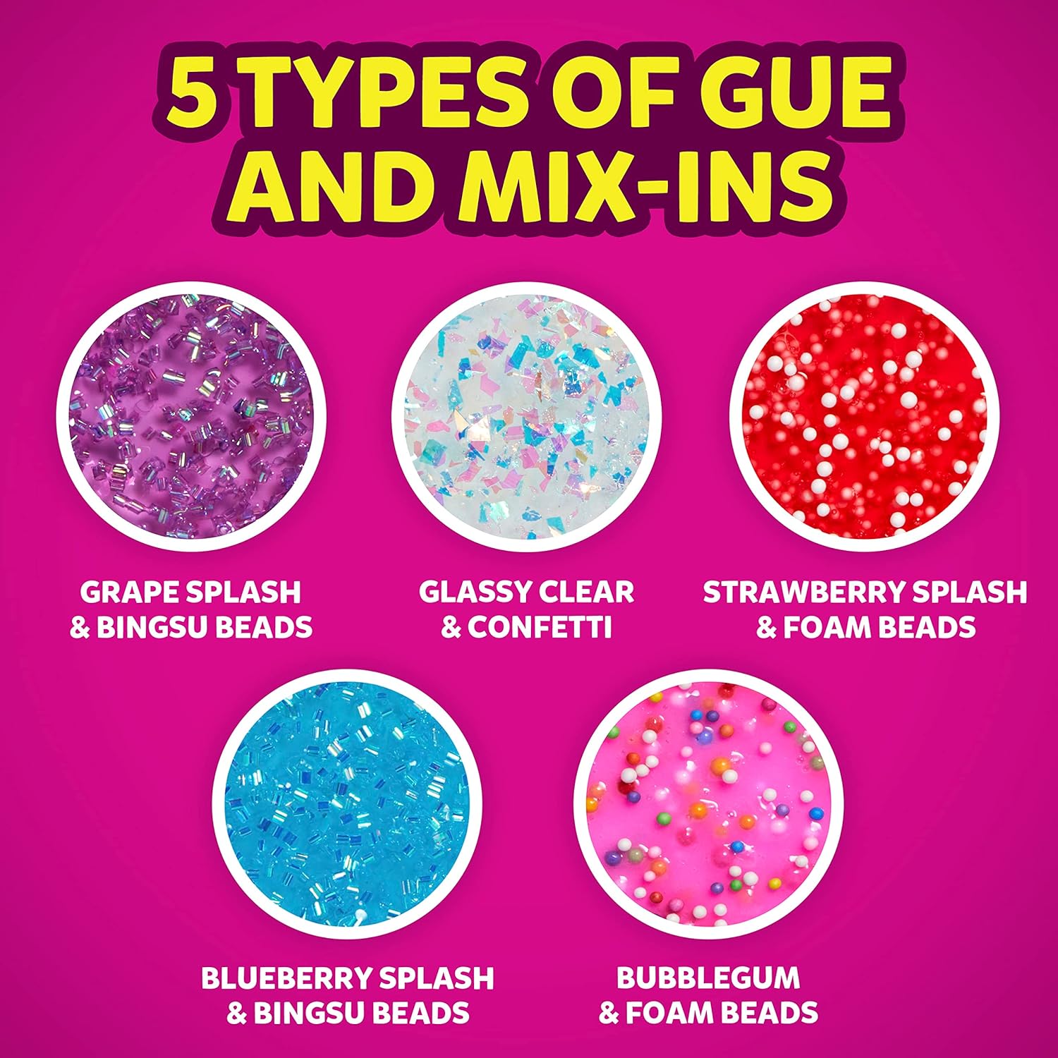 Elmers Gue Premade Slime Party Pack 20 Count