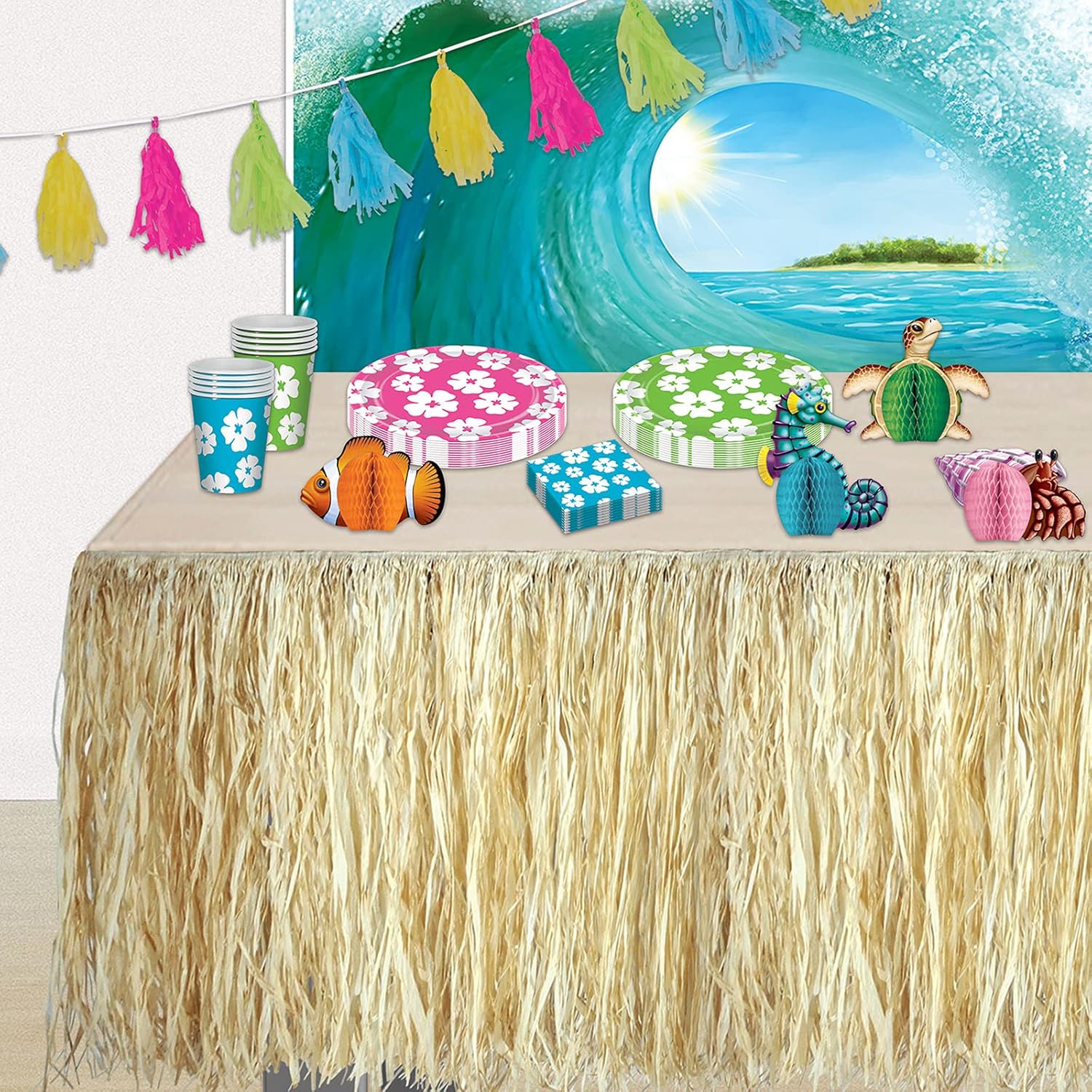 Beistle Sea Creatures Honeycomb Centerpieces Pack of 3