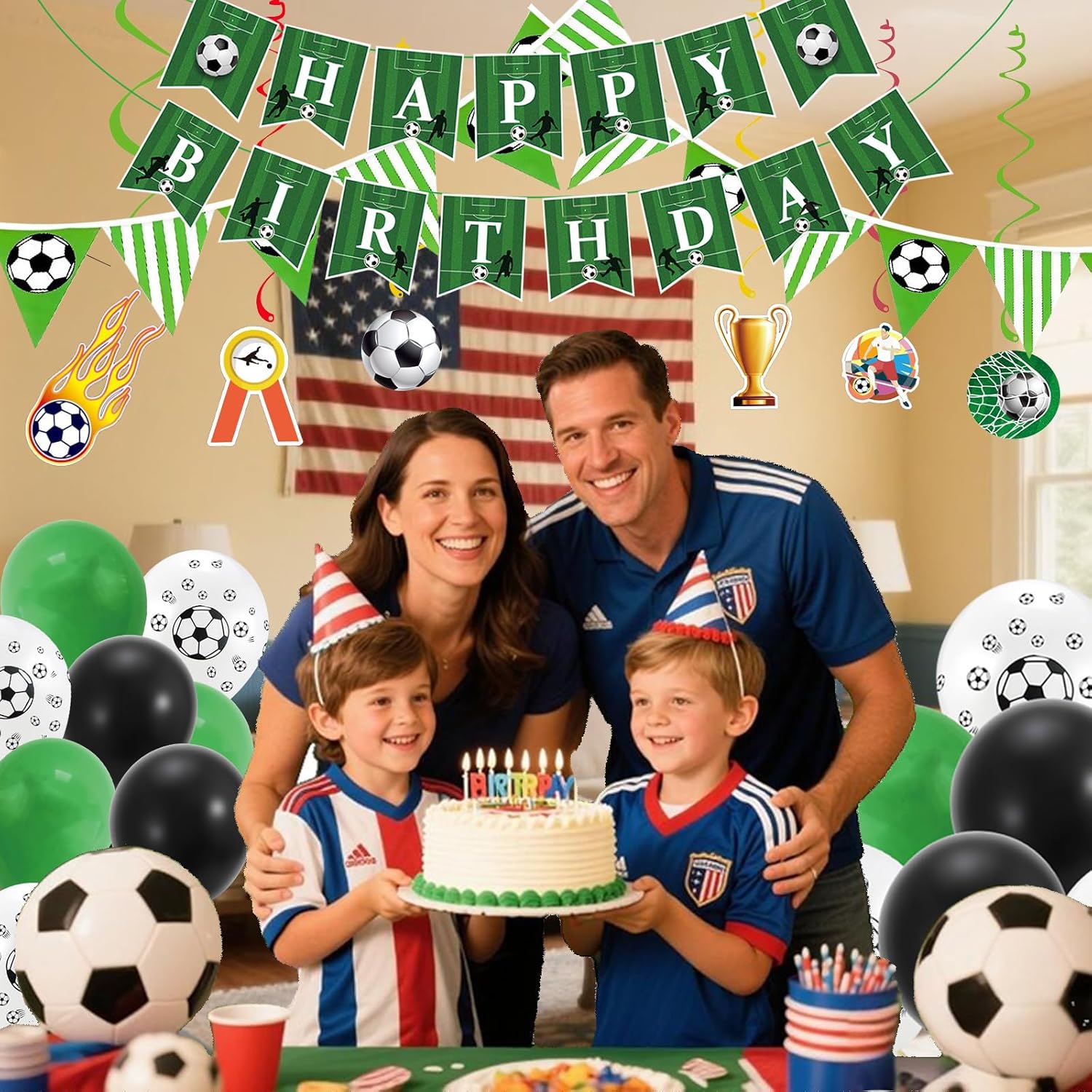 Soccer Birthday Party Decorations 27 PCS