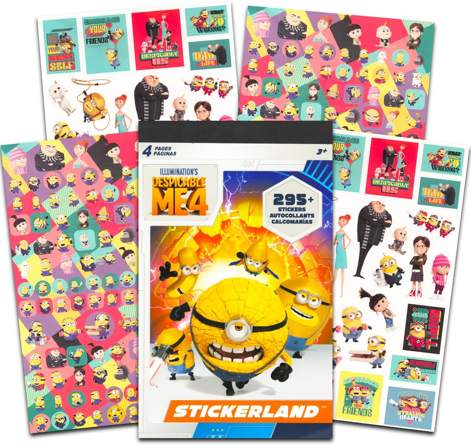 Minions Stickers for Kids - 590 Sticker Set