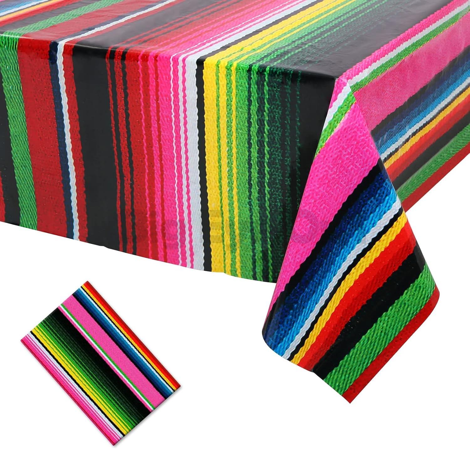 Mexican Fiesta Tablecloth 54x108 Inch