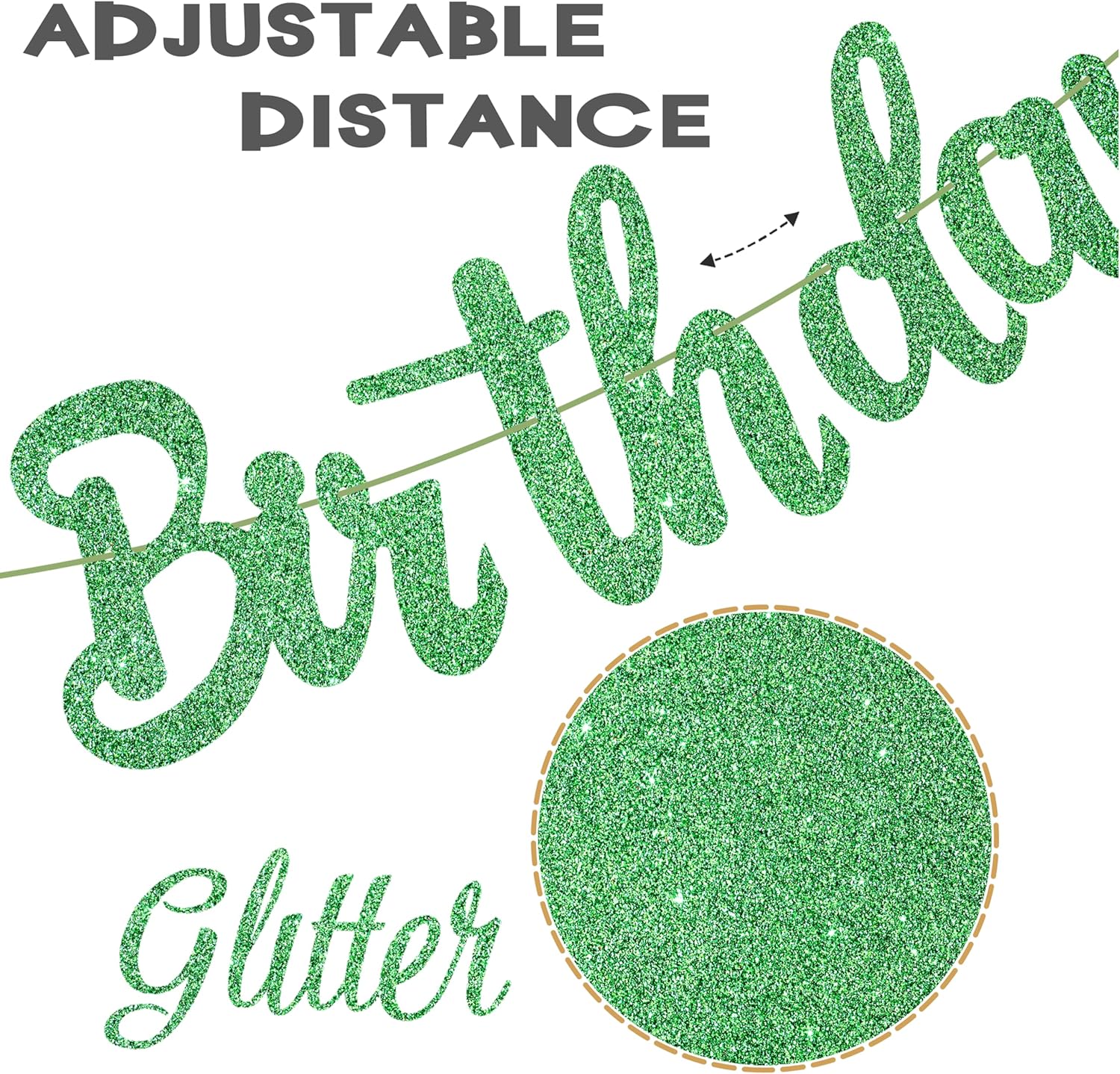 3Pcs Garden Birthday Party Banner Decorations