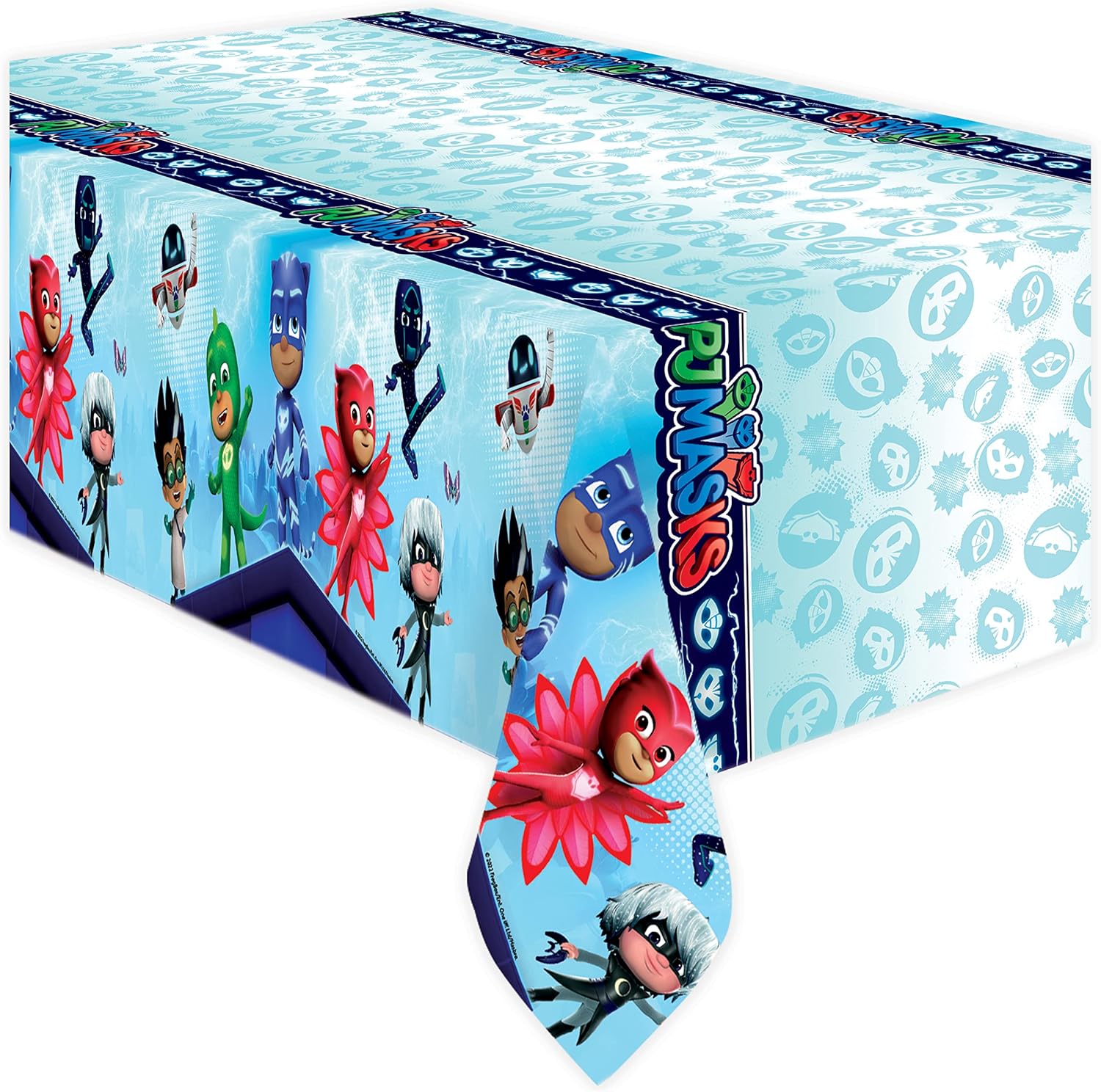 Treasures Gifted PJ Masks Tablecloth 54x108 Birthday Decor