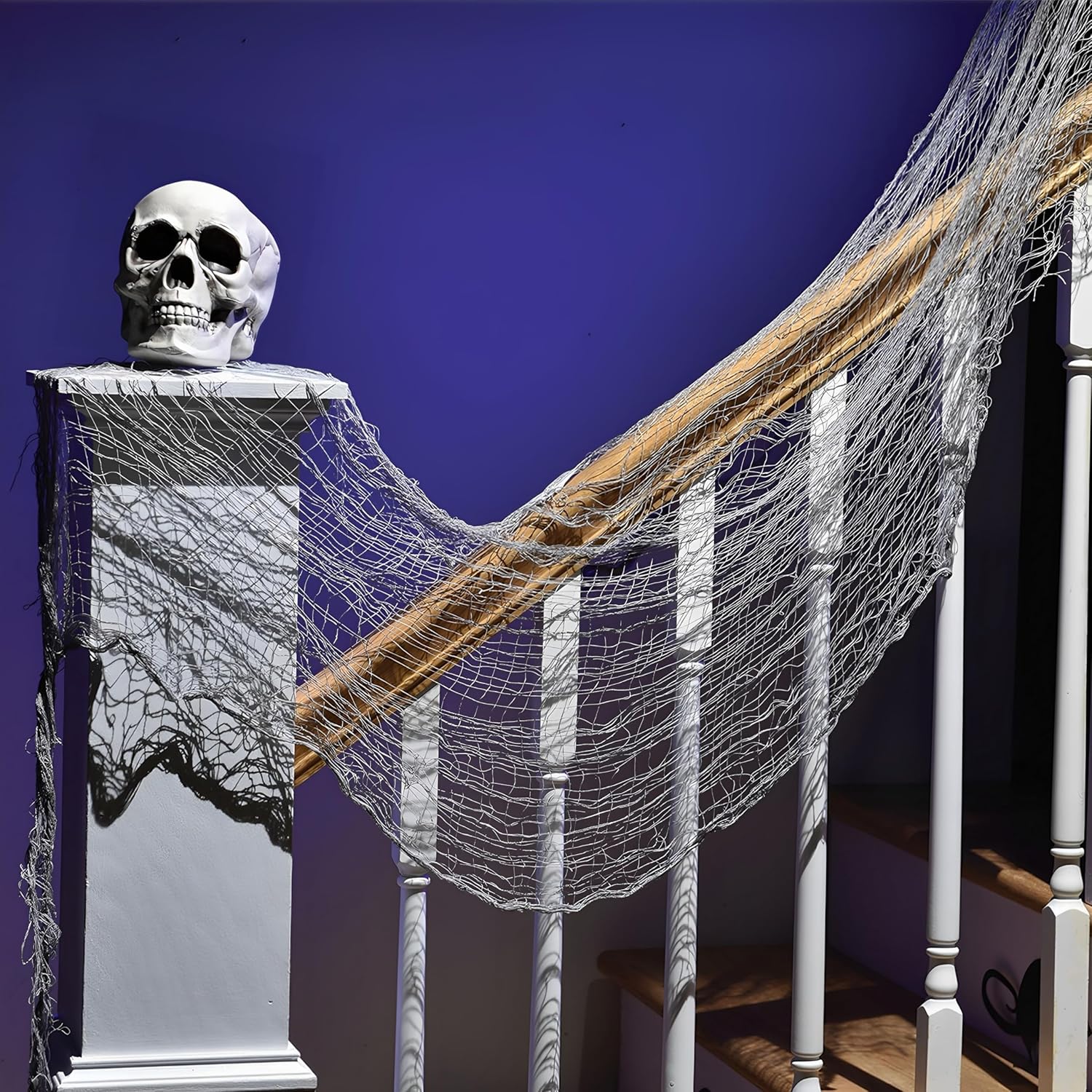 Halloween Creepy Gray Gauze Cloth 60x30