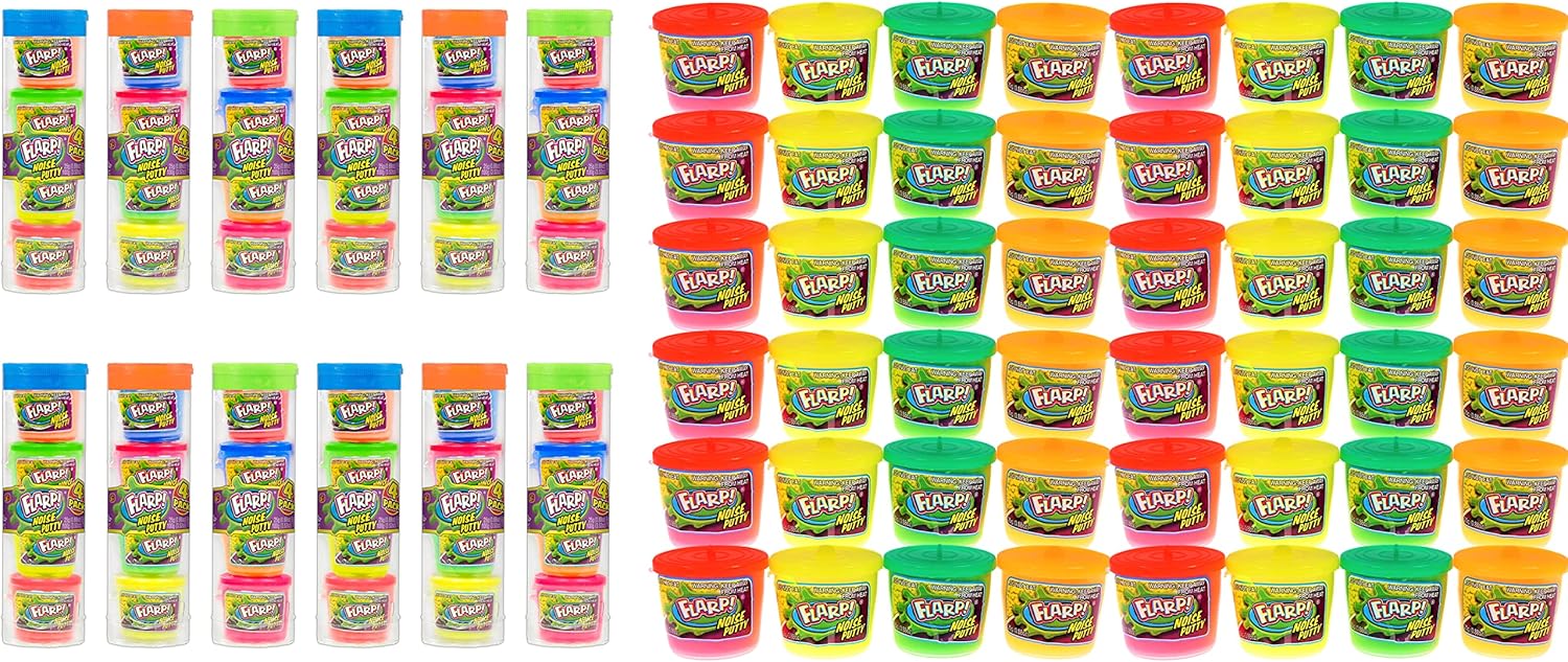 JA-RU Mini Noise Putty 12 Pack with Containers